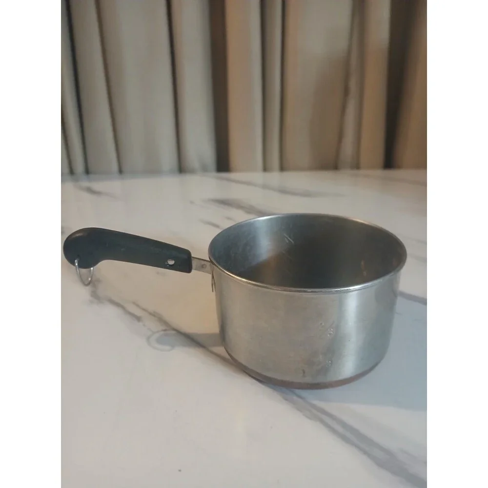 Vintage Revere Ware 1 Cup Measuring Pan Mini Melting Pot Copper Bottom